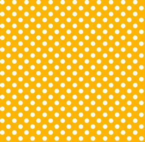 Vibrant Yellow Polka Dot Background Wallpaper