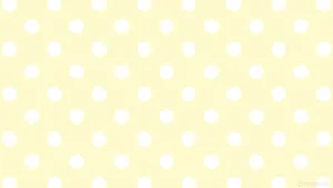 Vibrant Yellow Polka Dot Wallpaper Wallpaper