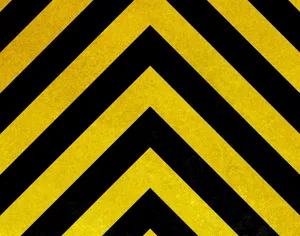 Vibrant Yellow Striped Pattern Wallpaper