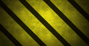 Vibrant Yellow Striped Pattern Wallpaper