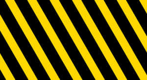 Vibrant Yellow Striped Wallpapers Wallpaper