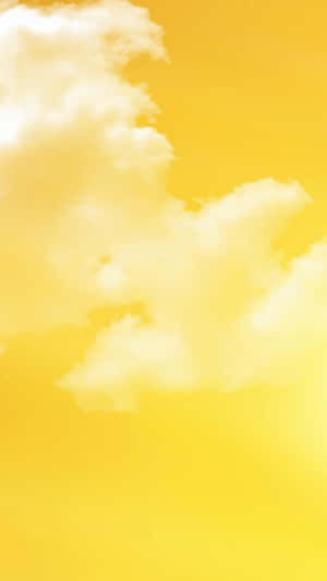 Vibrant Yellow Summer Landscape Wallpaper