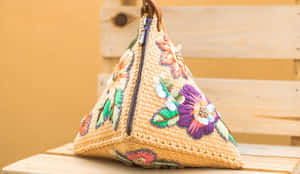 Vibrant Yellow Triangle In High Resolution Wallpaper Wallpaper