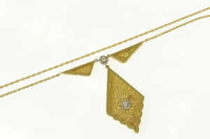 Vibrant Yellow Triangle Pattern Background Wallpaper