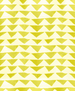 Vibrant Yellow Triangle Pattern Wallpaper Wallpaper