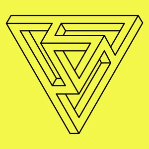 Vibrant Yellow Triangle Wallpaper Wallpaper