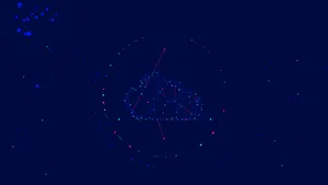 Vibrantly Colored Geometric Design. Wallpaper