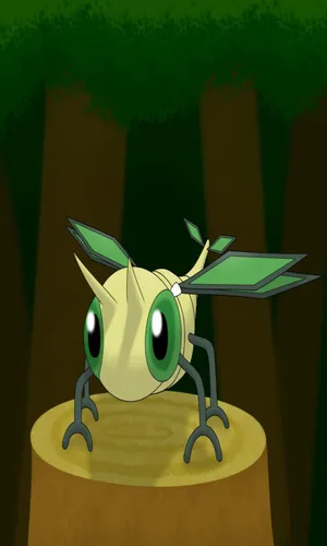 Vibrava Standing On Log Wallpaper