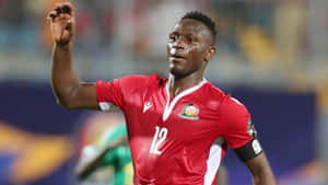 Victor Wanyama Harambee Stars Wave Wallpaper