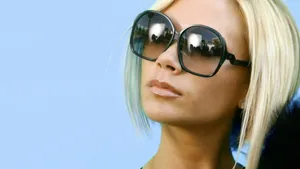 Victoria Beckham Stylish Sunglasses Wallpaper