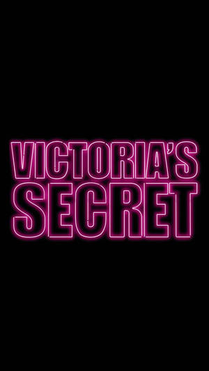 Victoria's Secret Neon Lights Display In Store Wallpaper