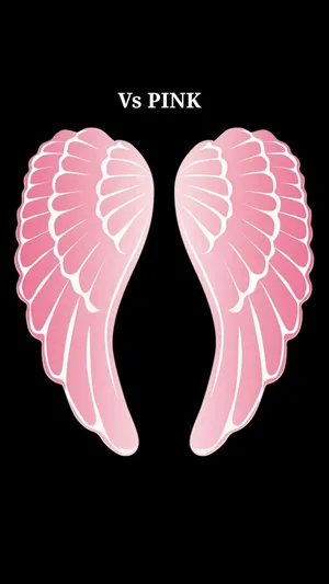 Victoria's Secret Pink Angel Wings Wallpaper