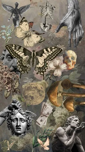 Victorian_ Collage_of_ Nature_and_ Artifacts.jpg Wallpaper