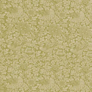 Victorian Floral Bird Pattern Wallpaper