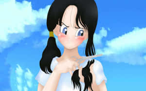 Videl Is A Strong And Courageous Hero Wallpaper