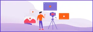 Video Content Creation Process Wallpaper