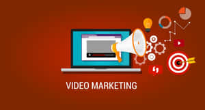 Video Marketing Concept Illustration Wallpaper