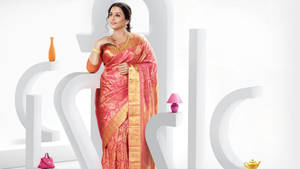 Vidya Balan Saree Model Wallpaper