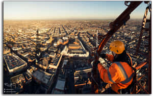 View From Atop Blackpool Tower Wallpaper