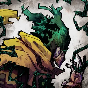 Vigilante Deku Artistic Profile Wallpaper