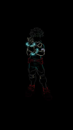 Vigilante_ Deku_ Glowing_ Outline_ Pfp.jpg Wallpaper