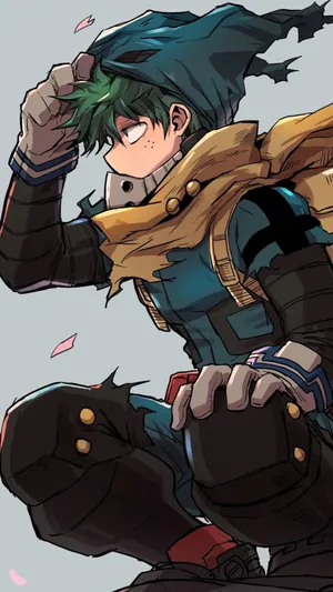 Vigilante_ Deku_ My_ Hero_ Academia Wallpaper