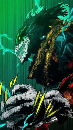 Vigilante Deku Power Unleashed Wallpaper