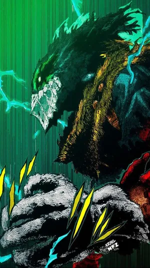 Vigilante Deku Power Unleashed Wallpaper