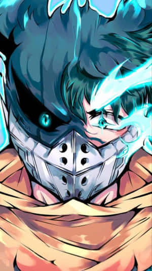 Vigilante Deku Power Unleashed Wallpaper