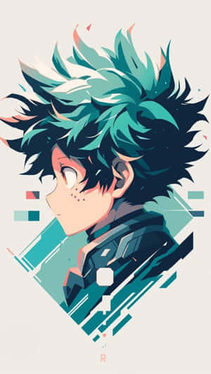 Vigilante Deku Profile Art Wallpaper