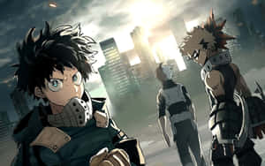 Vigilante Dekuand Heroes Anime Artwork Wallpaper