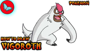 Vigoroth Drawing Tutorial Wallpaper