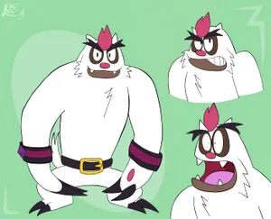 Vigoroth Green Wallpaper