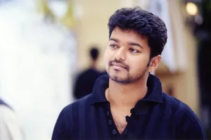 Vijay Hd Smart Casual Look Wallpaper