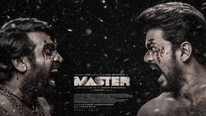 Vijay Sethupathi And Vijay Screaming Master Hd Wallpaper