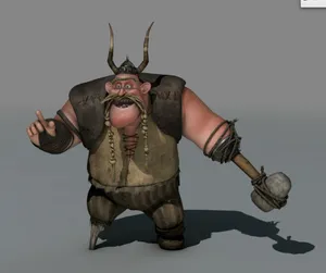 Viking With Hammer Arm From Dragons Riders Of Berk Wallpaper