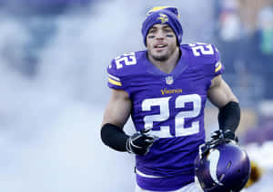 Vikings Player Number22 Wallpaper