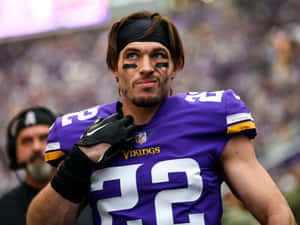 Vikings Player Number22 Wallpaper