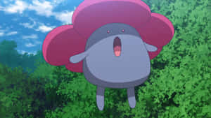 Vileplume Flying In The Forest Wallpaper