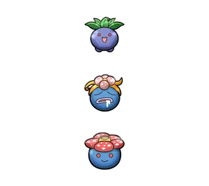 Vileplume's Evolution Forms Wallpaper