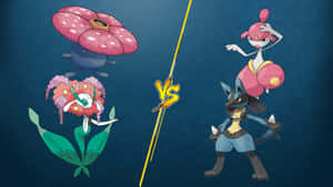 Vileplume Vs Medicham Wallpaper