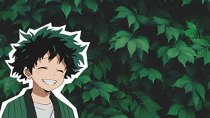 Villain Deku Izuku Midoriya Sticker Art Wallpaper