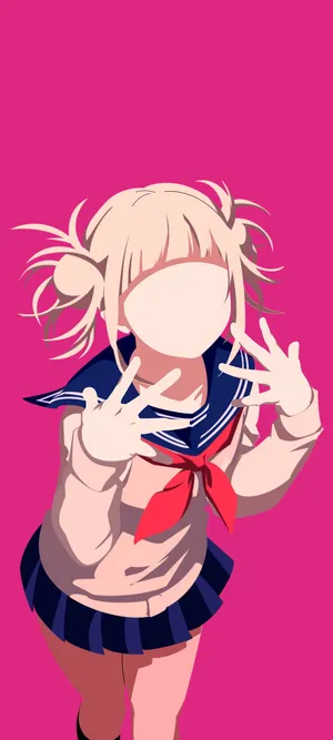 Villain Himiko Toga Minimal Anime Wallpaper