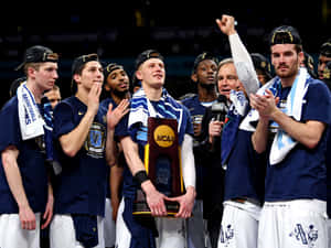 Villanova Basketball Team Celebration Wallpaper