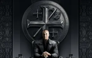 Vin Diesel Elegant Black Cross Wallpaper