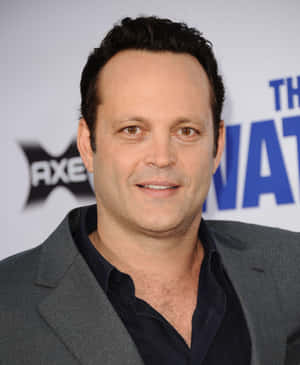 Vince Vaughn Smiling Confidently Wallpaper