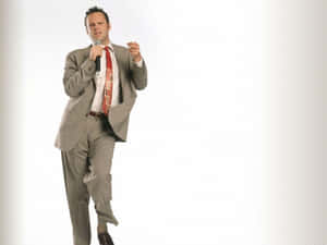 Vince Vaughn Striking A Confident Pose Wallpaper
