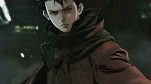 Vincent Law Ergo Proxy Rainy Backdrop Wallpaper