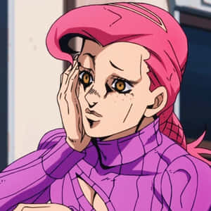 Vinegar Doppio Posing In Style With An Intense Gaze Wallpaper