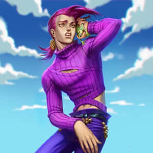 Vinegar Doppio Striking A Pose In Stylish Attire Wallpaper
